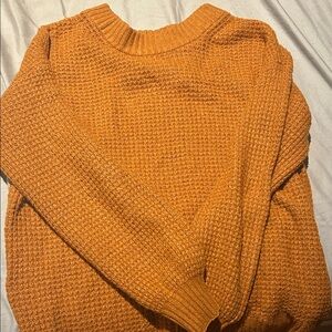American Eagle Outfitters Vibrant Orange Sweater